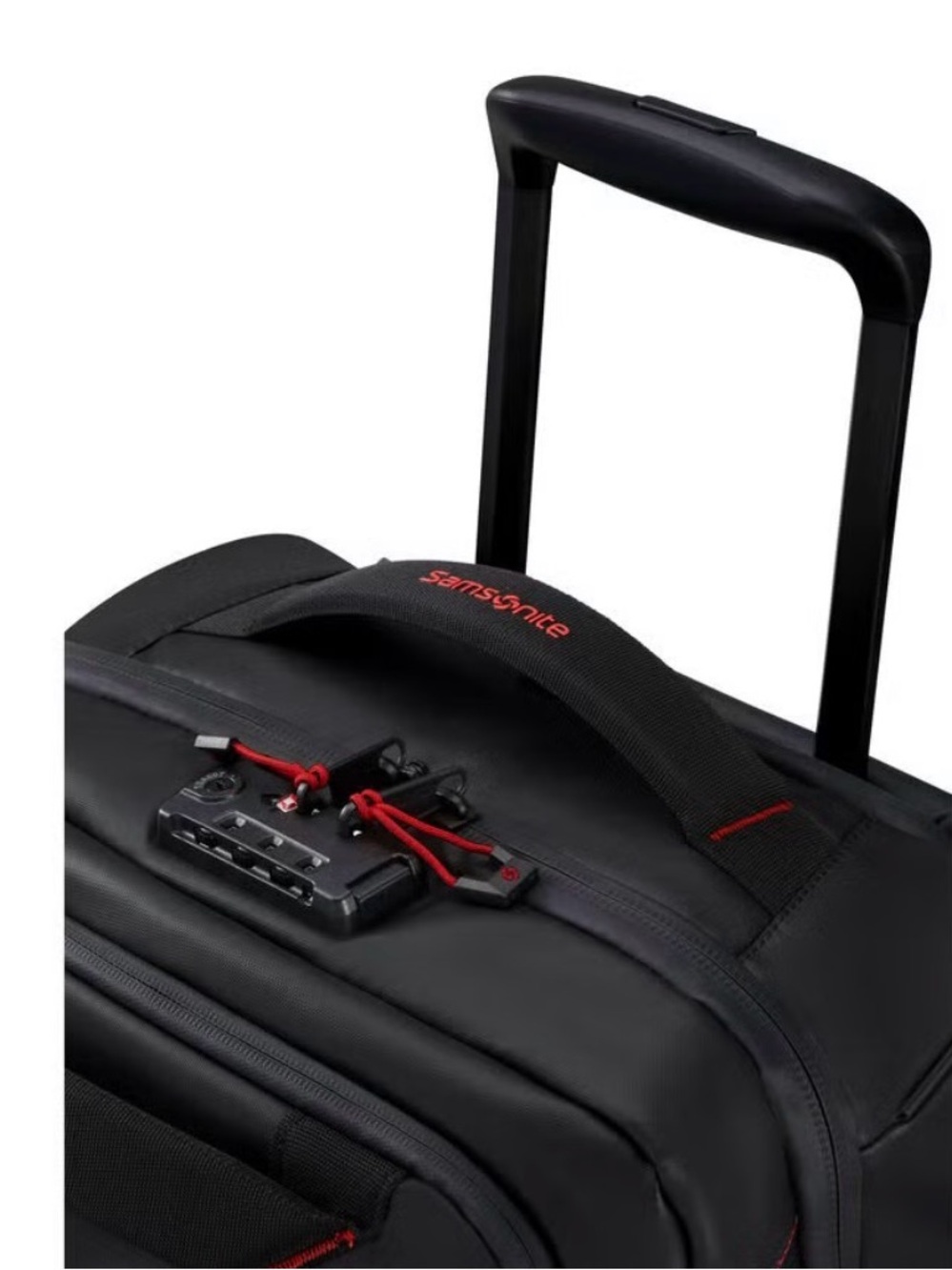 Samsonite ECODIVER WHEELED Black Carry-On Roller with Red Trim - Picture 5 of 5
